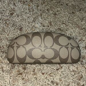 Coach Brown Eyeglass Case